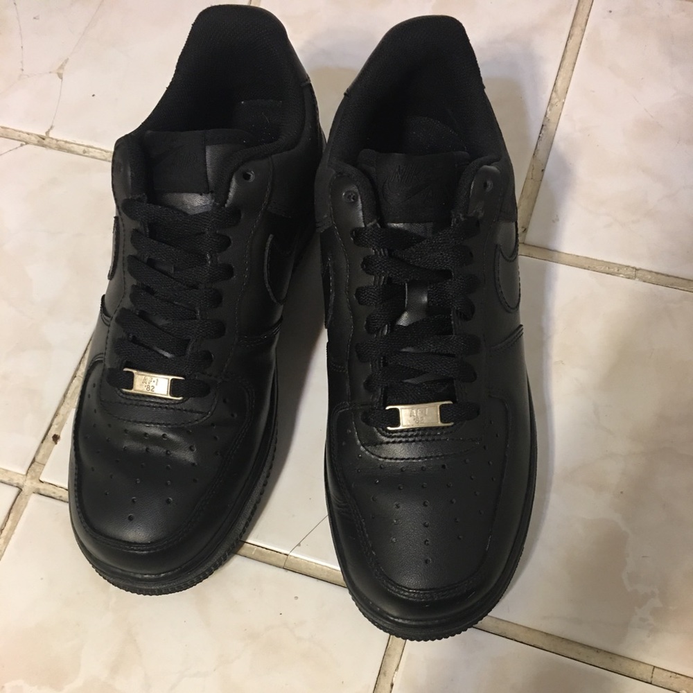 Black Air Force 1s